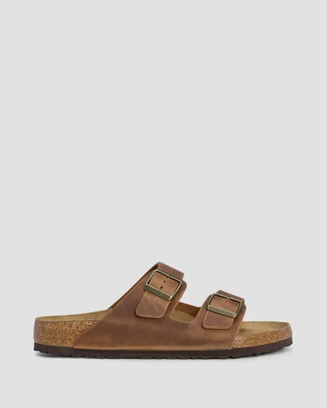 Brązowe klapki męskie Birkenstock Arizona Regular 1028272-braun