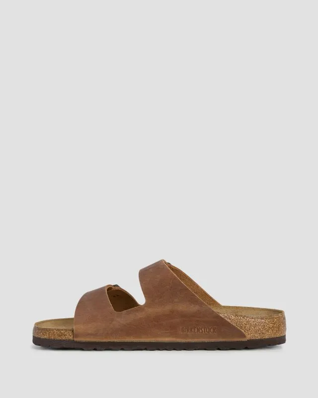 Brązowe klapki męskie Birkenstock Arizona Regular 1028272-braun