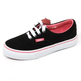 C9242 sneakers bimba VANS ERA nero/rosa shoe kid