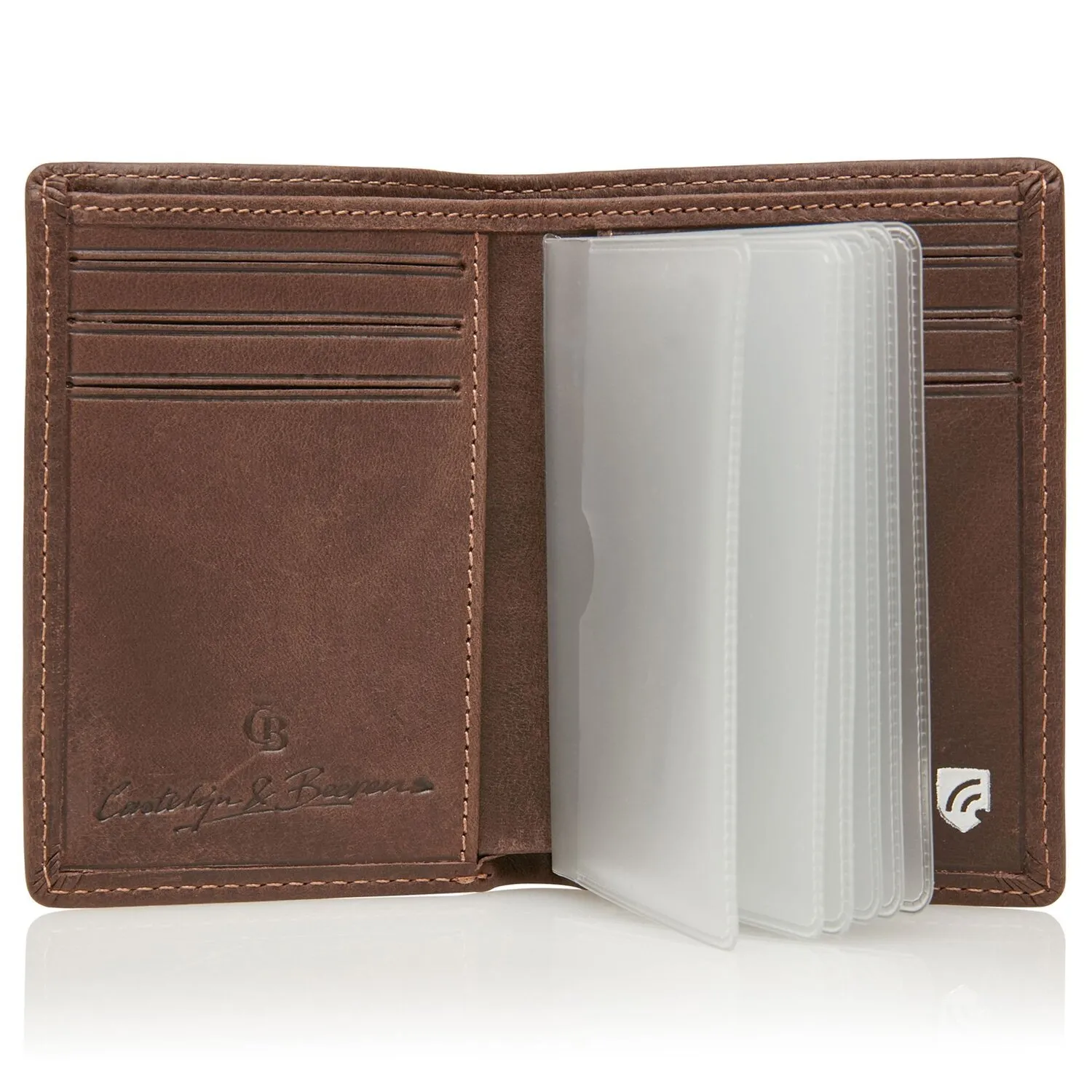Castelijn & Beerens Canyon Custodia per carte di credito RFID in pelle 7,5 cm