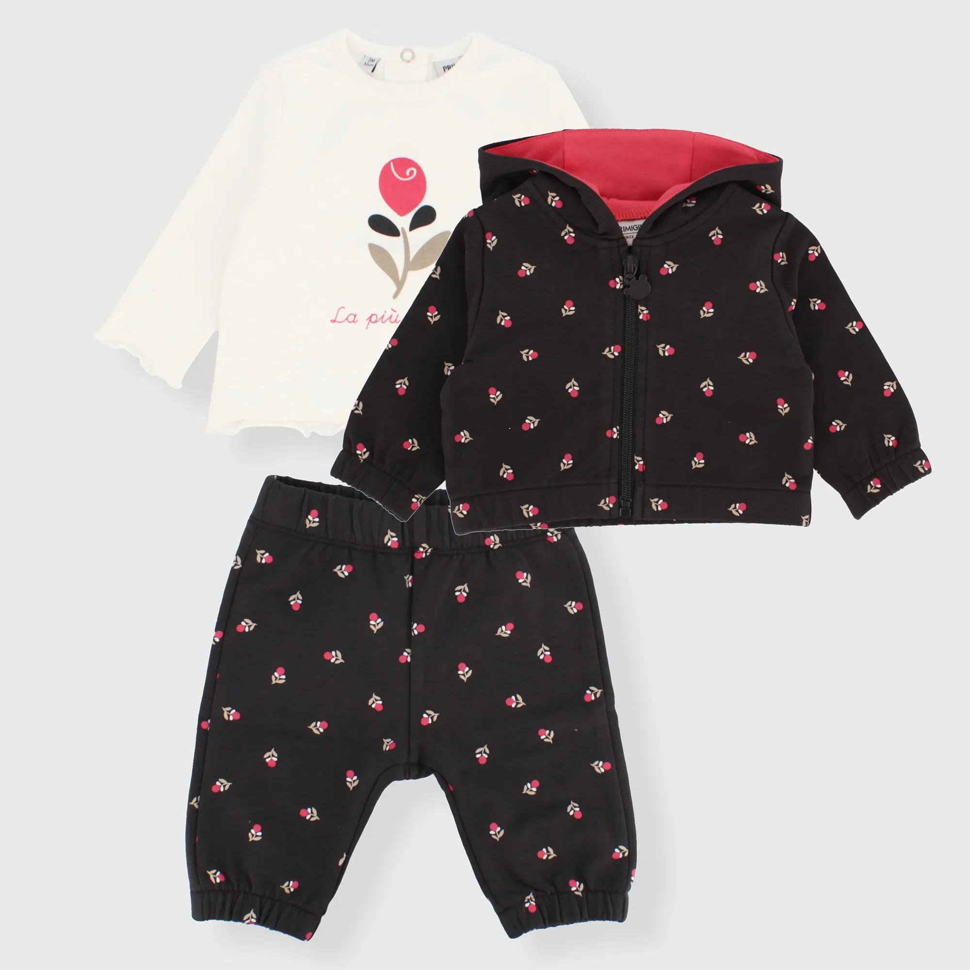 Completo tre pezzi da neonata, BLU            