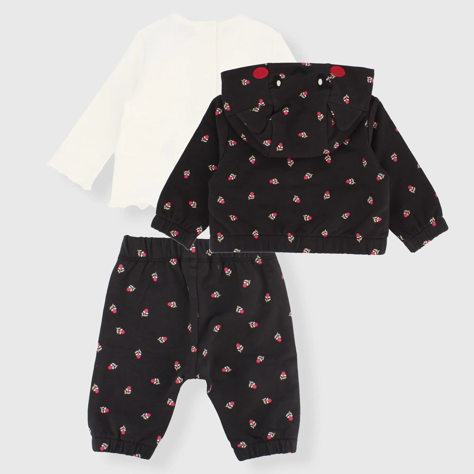 Completo tre pezzi da neonata, BLU            