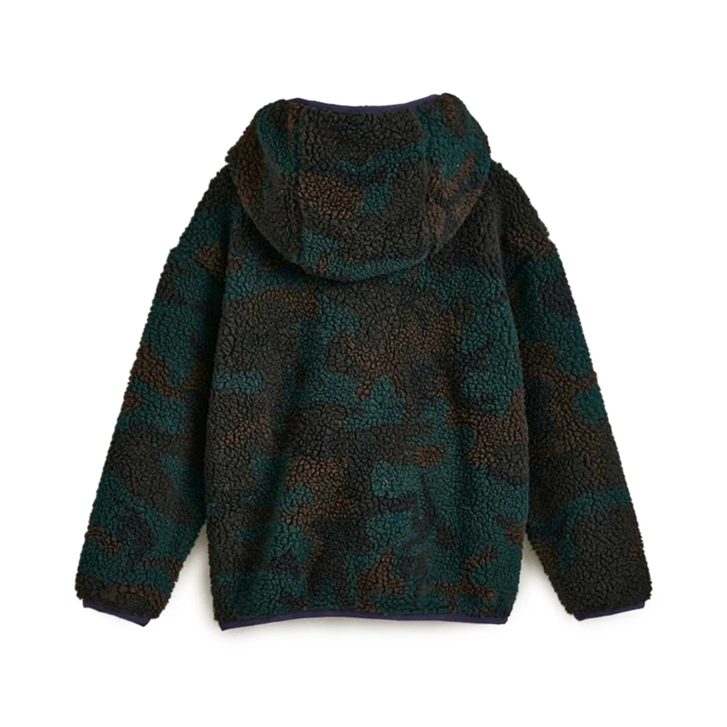 Giubbino Camouflage Con Cappuccio Bambino E Teen