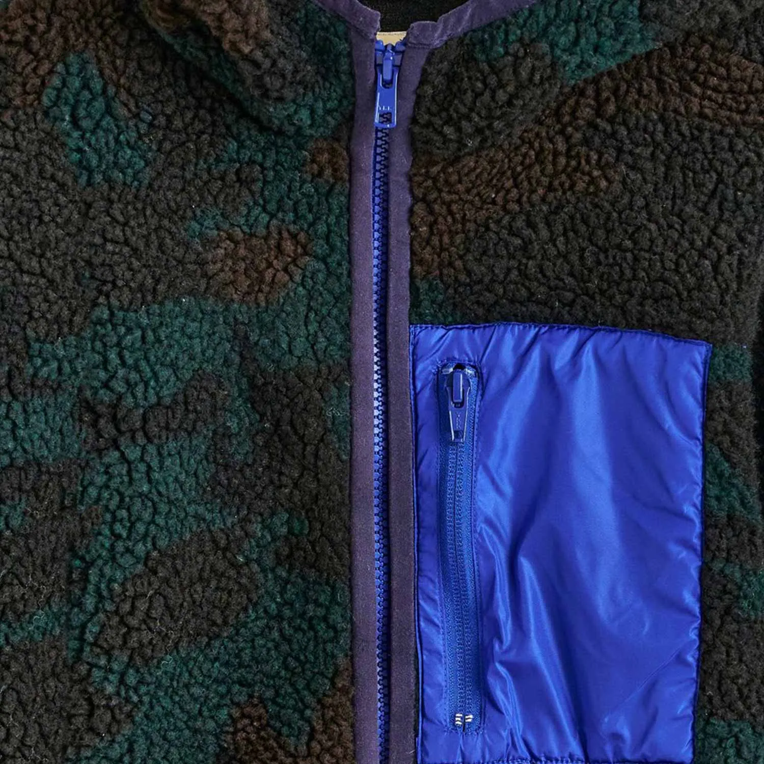 Giubbino Camouflage Con Cappuccio Bambino E Teen