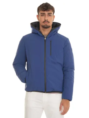 Giubbino con cappuccio EZRA Blu Save the Duck Uomo