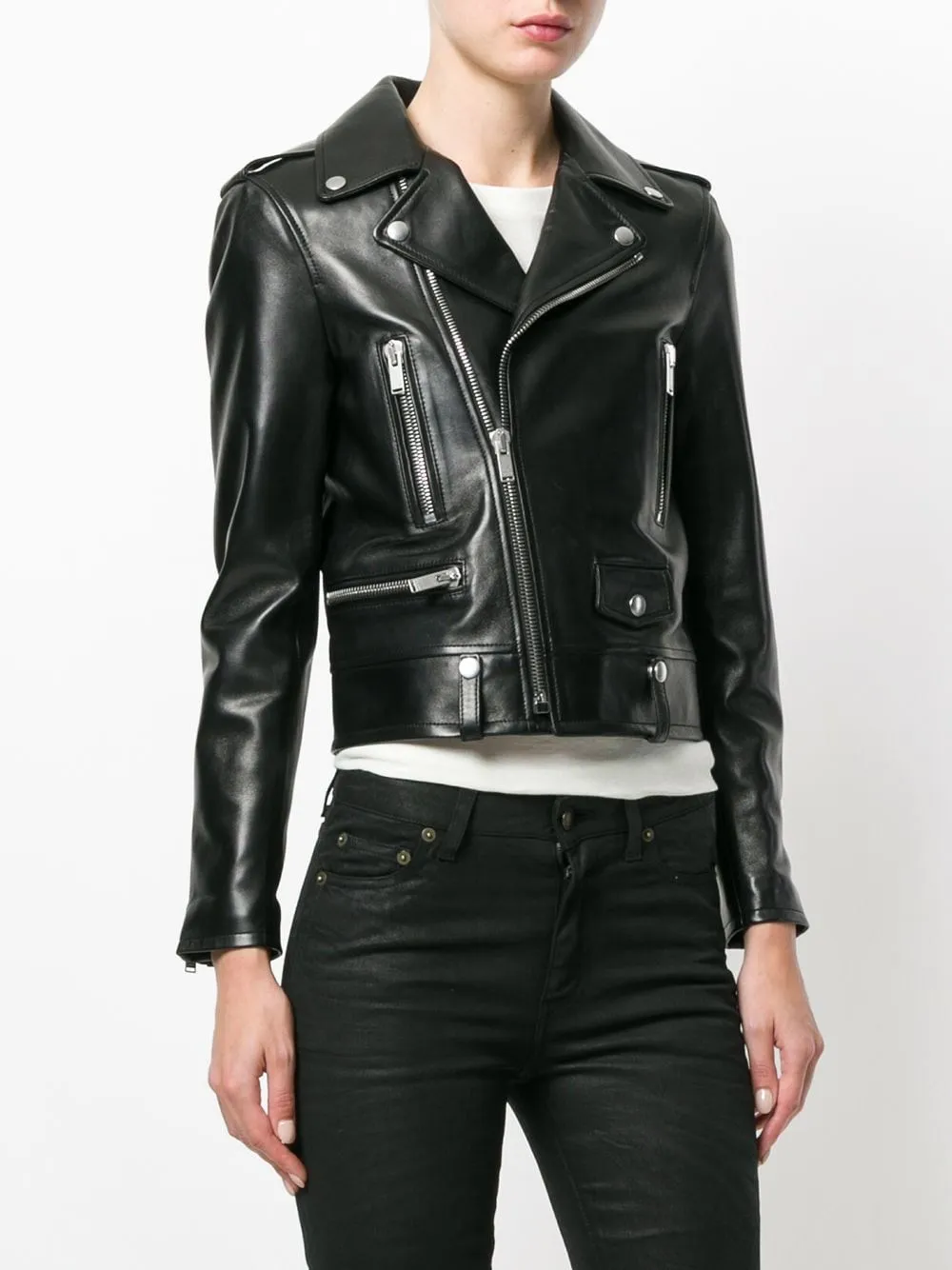 Giubbotto 'Biker' in pelle