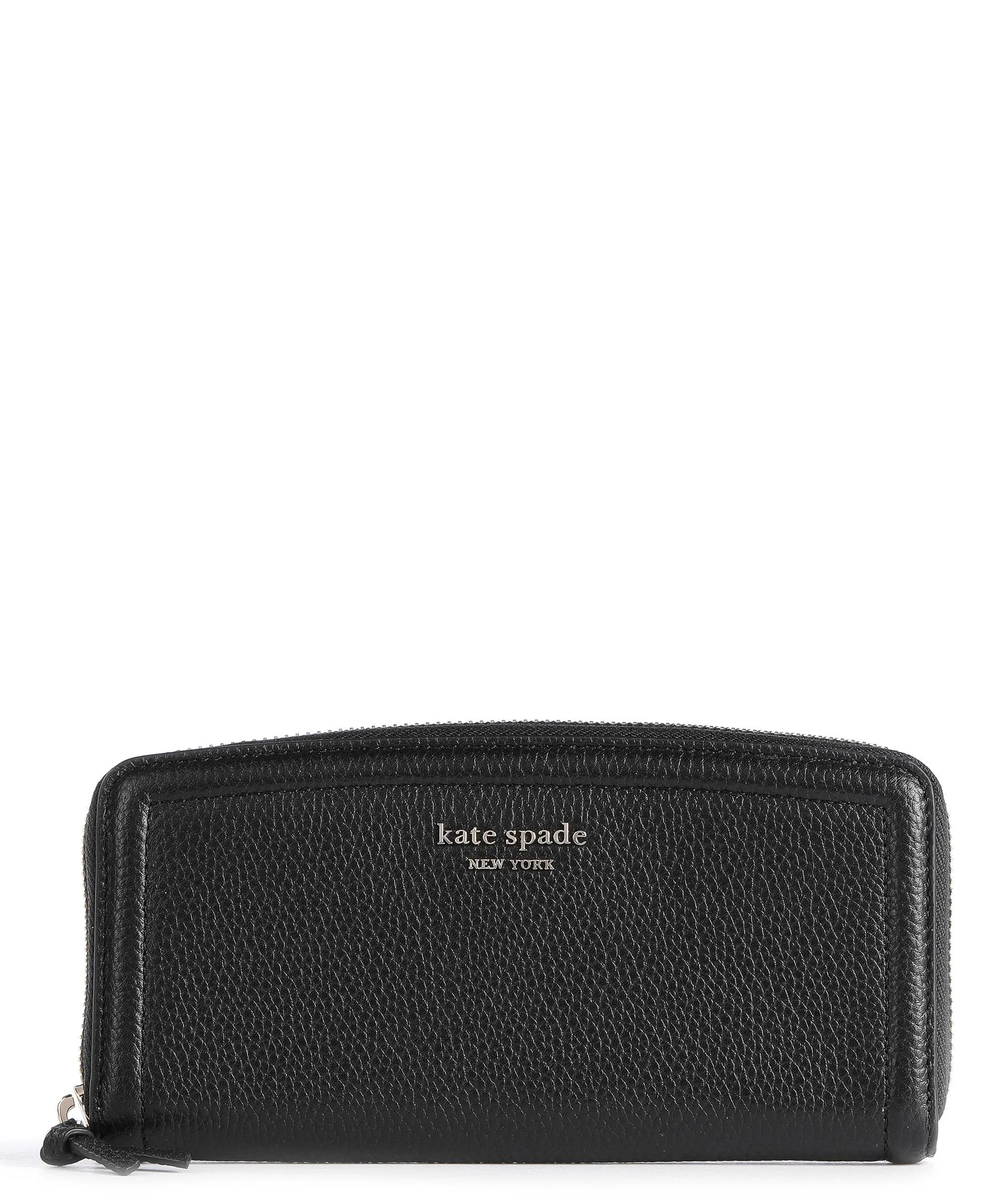  Kate Spade New York Knott Portafoglio pelle di vacchetta grana nero  