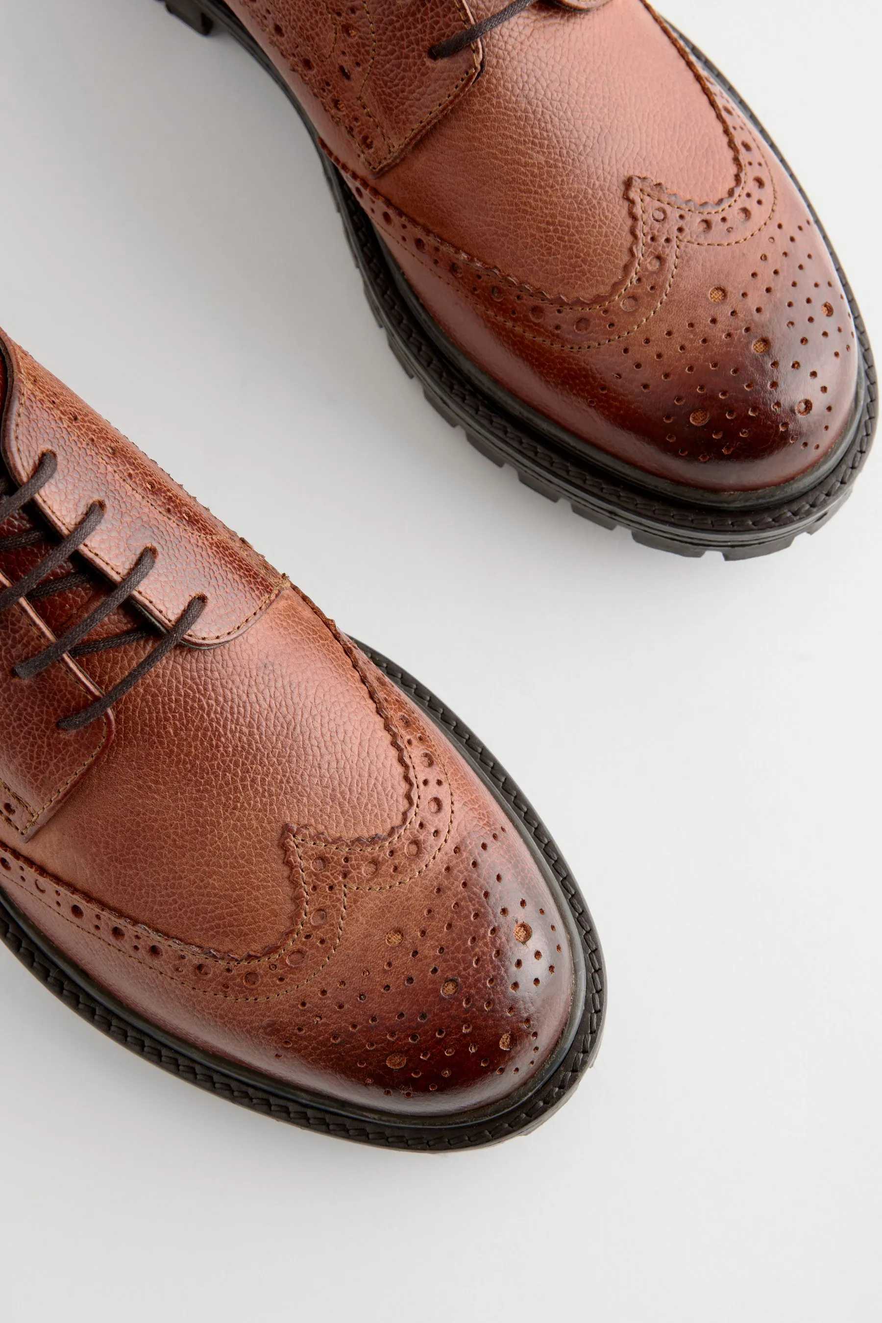 Leather Cleated Brogues    