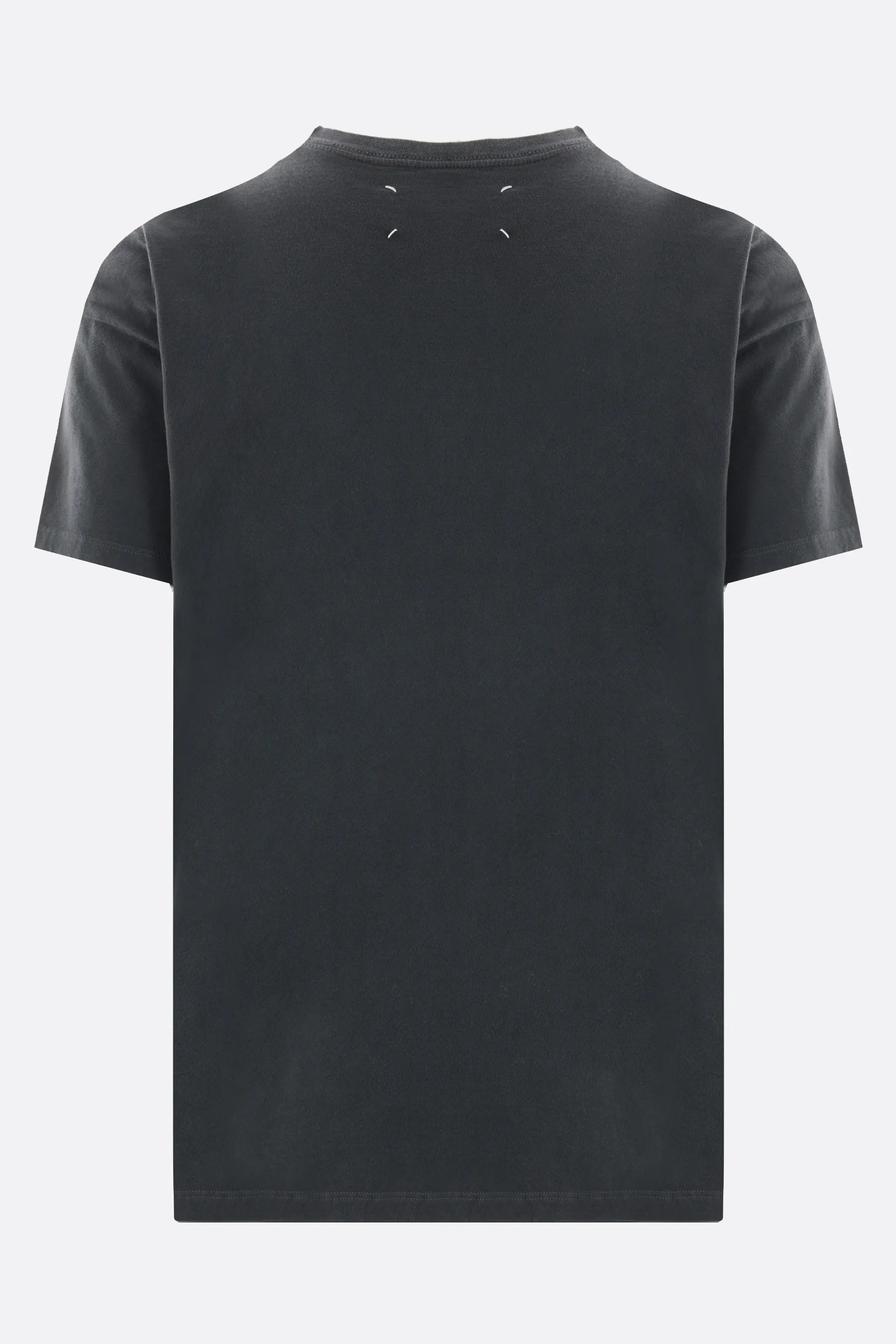  MAISON MARGIELA t-shirt in cotone ricamo logo 