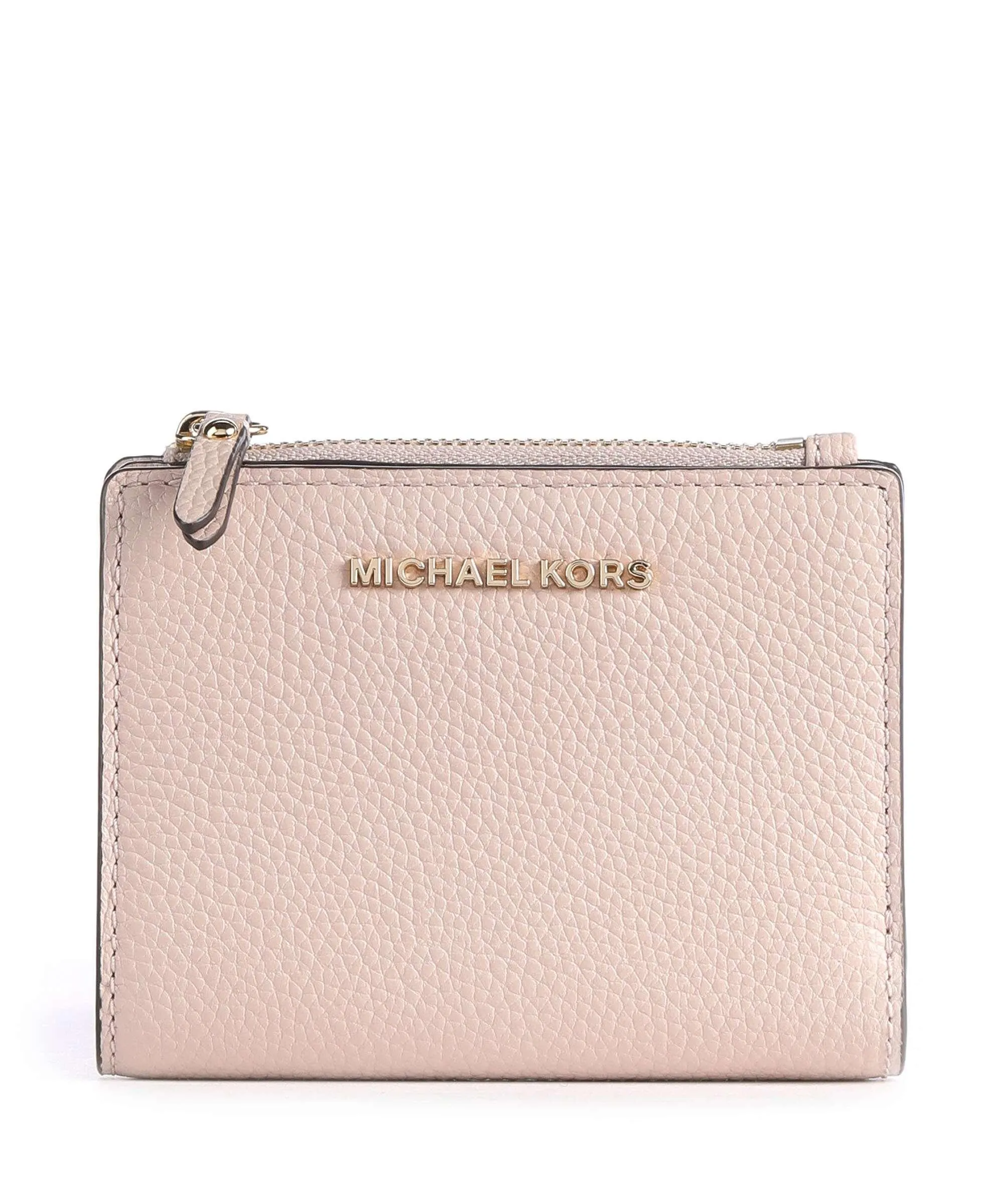  Michael Kors Jet Set Portafoglio pelle di vacchetta grana rosa antico  
