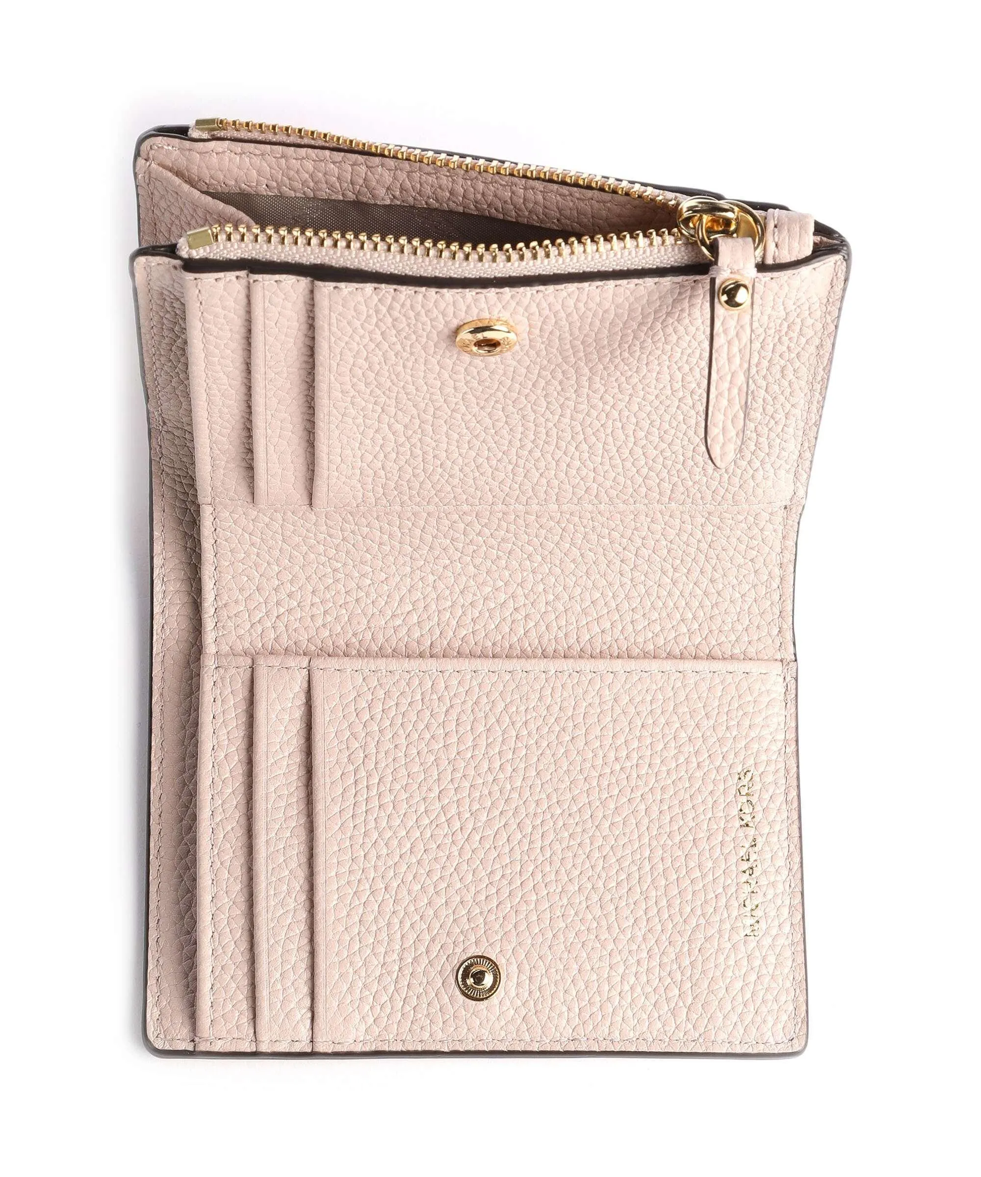  Michael Kors Jet Set Portafoglio pelle di vacchetta grana rosa antico  