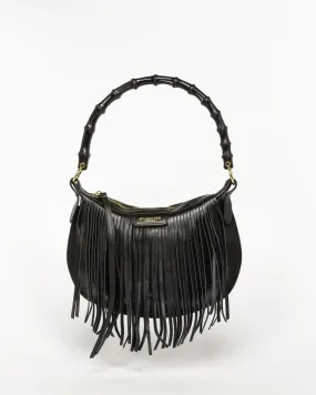 ---------------  ---------------  ---------------  ---------------  --------------My Best Bag Borsa con Frange Nero------