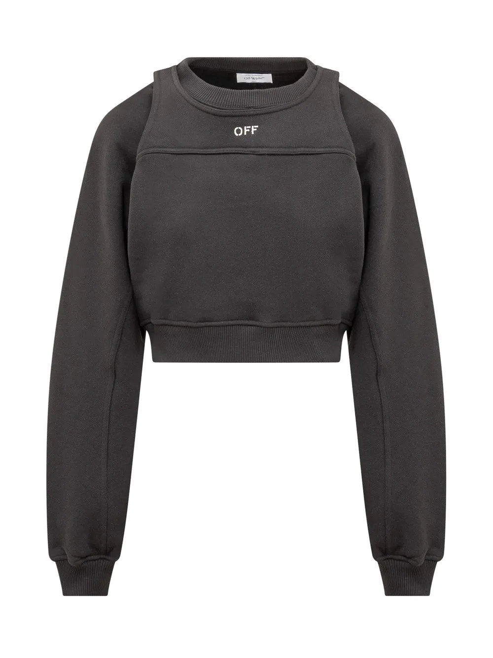 OFF-WHITE Felpa Gilet con Logo 