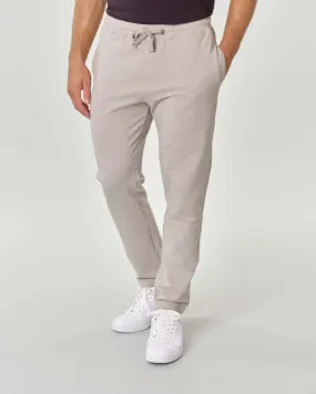 Pantalone ghiaccio in felpa di cotone stretch