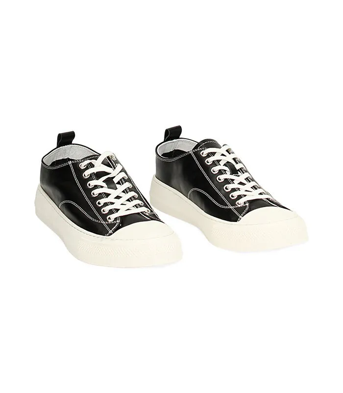 Sneakers nere urban in pelle